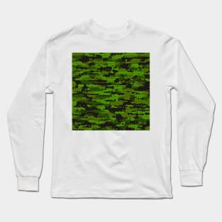 Camo Pattern - Green Long Sleeve T-Shirt